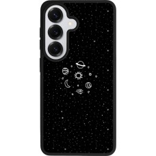Samsung Galaxy S26 Case Hülle - Silikon schwarz Space Doodle
