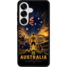 Samsung Galaxy S26 Case Hülle - Silikon schwarz Fussball Australien splash 2026