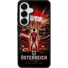 Samsung Galaxy S26 Case Hülle - Silikon schwarz Fussball Österreich splash 2026