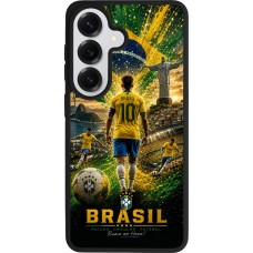 Samsung Galaxy S26 Case Hülle - Silikon schwarz Fussball Brasilien splash 2026