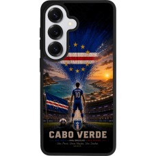 Samsung Galaxy S26 Case Hülle - Silikon schwarz Fussball Kap Verde splash 2026