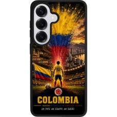 Samsung Galaxy S26 Case Hülle - Silikon schwarz Fussball Kolumbien splash 2026