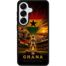 Samsung Galaxy S26 Case Hülle - Silikon schwarz Fussball Ghana splash 2026
