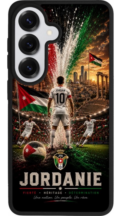 Samsung Galaxy S26 Case Hülle - Silikon schwarz Fussball Jordanien splash 2026