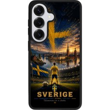 Samsung Galaxy S26 Case Hülle - Silikon schwarz Fussball Schweden splash 2026
