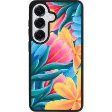 Samsung Galaxy S26 Case Hülle - Silikon schwarz Spring 23 colorful flowers