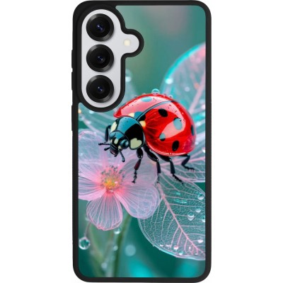 Coque Samsung Galaxy S26 - Silicone rigide noir Ladybird in bloom Spring 2026
