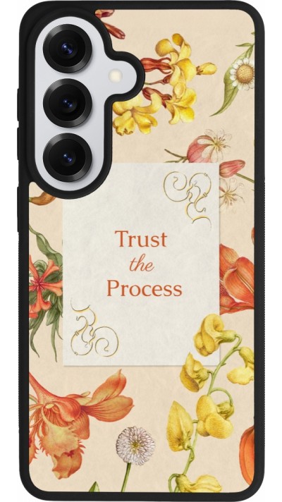 Coque Samsung Galaxy S26 - Silicone rigide noir Trust the process 2026