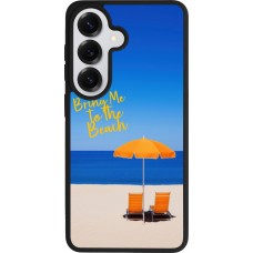 Samsung Galaxy S26 Case Hülle - Silikon schwarz Summer 2025 Bring me to the beach