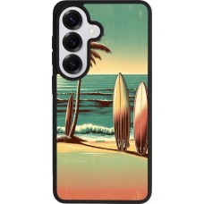 Coque Samsung Galaxy S26 - Silicone rigide noir Surf Paradise