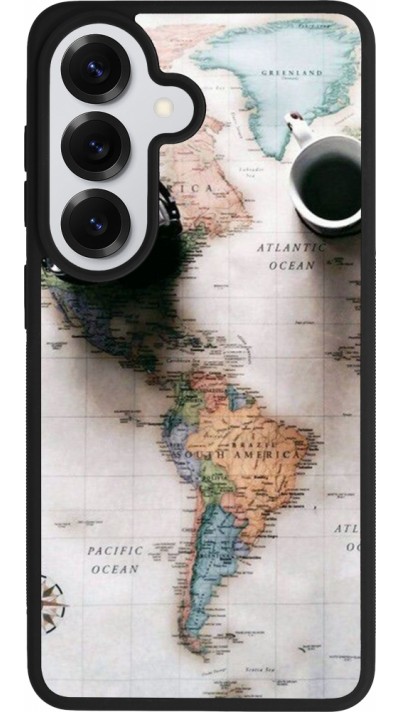 Coque Samsung Galaxy S26 - Silicone rigide noir Travel 01