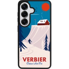 Samsung Galaxy S26 Case Hülle - Silikon schwarz Verbier Cabane Mont-Fort