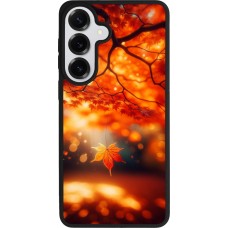 Samsung Galaxy S26+ Case Hülle - Silikon schwarz Herbst Magisch Orange