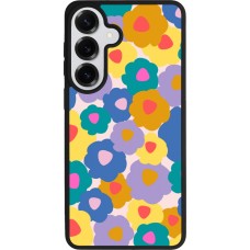Coque Samsung Galaxy S26+ - Silicone rigide noir Easter 2024 flower power