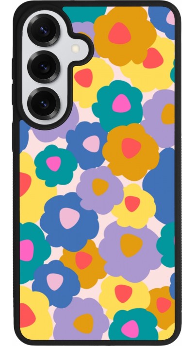 Coque Samsung Galaxy S26+ - Silicone rigide noir Easter 2024 flower power