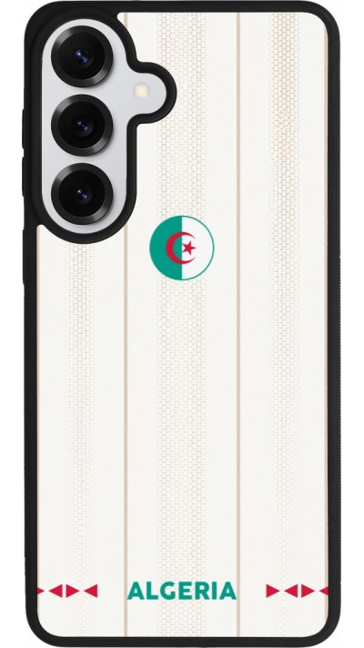 Coque Samsung Galaxy S26+ - Silicone rigide noir Maillot de football Algérie 2026 personnalisable