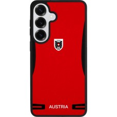 Coque Samsung Galaxy S26+ - Silicone rigide noir Maillot de football Autriche 2026 personnalisable