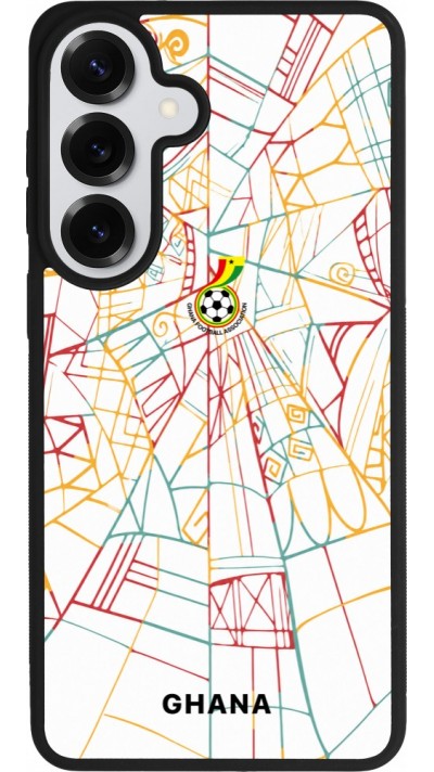Samsung Galaxy S26+ Case Hülle - Silikon schwarz Ghana 2026 personalisierbares Fussballtrikot
