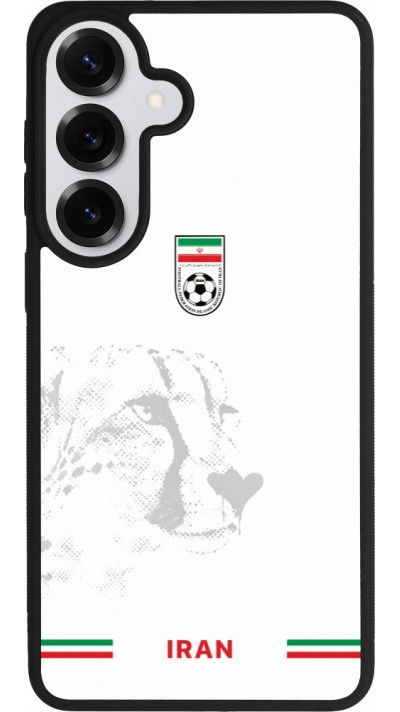 Coque Samsung Galaxy S26+ - Silicone rigide noir Maillot de football Iran 2026 personnalisable
