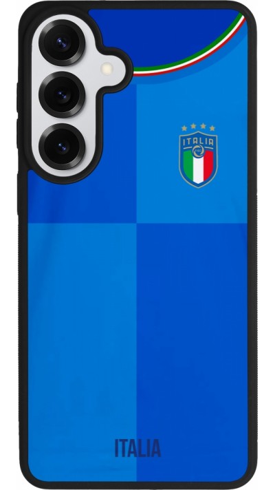 Samsung Galaxy S26+ Case Hülle - Silikon schwarz Italien 2022 personalisierbares Fußballtrikot