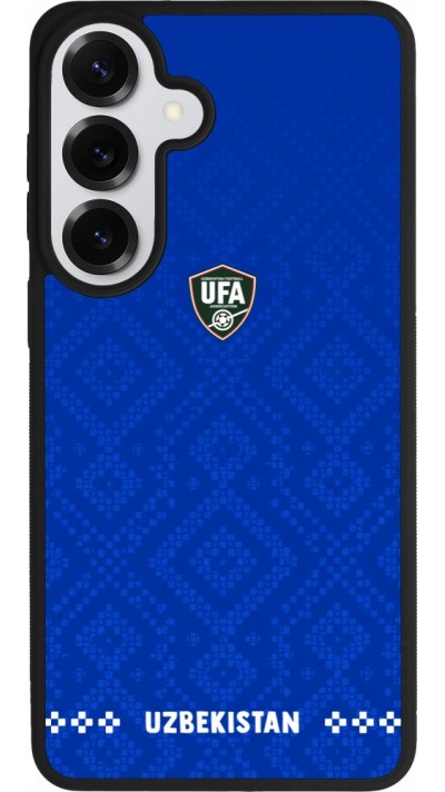 Samsung Galaxy S26+ Case Hülle - Silikon schwarz Usbekistan 2026 personalisierbares Fussballtrikot