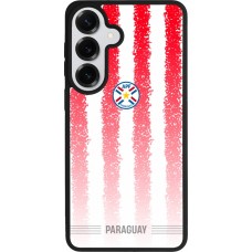 Coque Samsung Galaxy S26+ - Silicone rigide noir Maillot de football Paraguay 2026 personnalisable