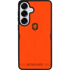 Coque Samsung Galaxy S26+ - Silicone rigide noir Maillot de football Pays-Bas 2026 personnalisable