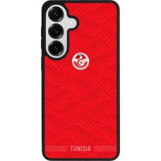 Coque Samsung Galaxy S26+ - Silicone rigide noir Maillot de football Tunisie 2026 personnalisable