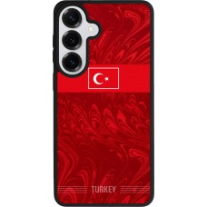 Coque Samsung Galaxy S26+ - Silicone rigide noir Maillot de football Turquie 2026 personnalisable