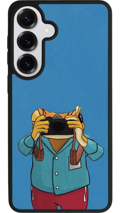 Coque Samsung Galaxy S26+ - Silicone rigide noir Frog with camera DTMF