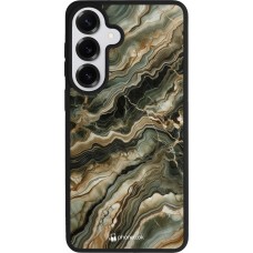 Samsung Galaxy S26+ Case Hülle - Silikon schwarz Oliv Marmor