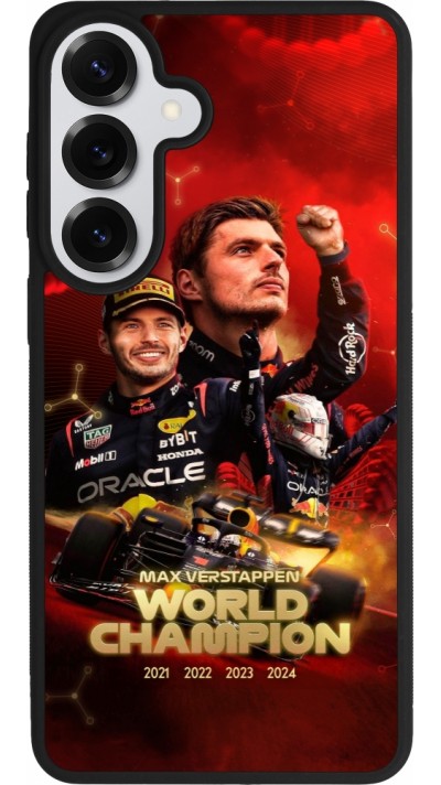 Coque Samsung Galaxy S26+ - Silicone rigide noir Max Verstappen Champion 2023