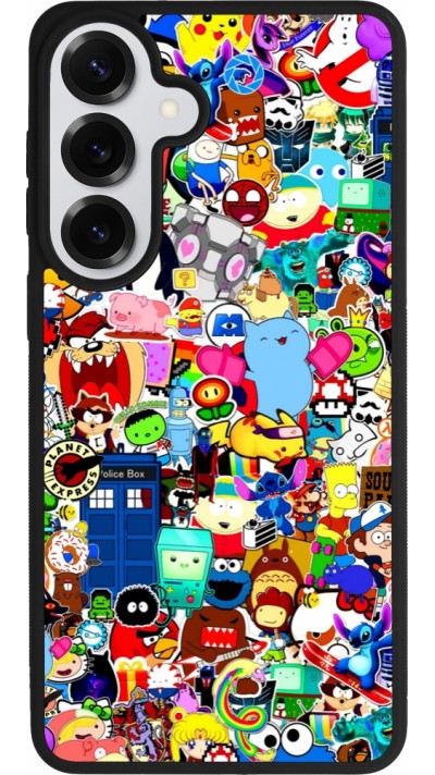 Coque Samsung Galaxy S26+ - Silicone rigide noir Mixed cartoons