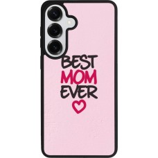 Samsung Galaxy S26+ Case Hülle - Silikon schwarz Mom 2023 best Mom ever pink