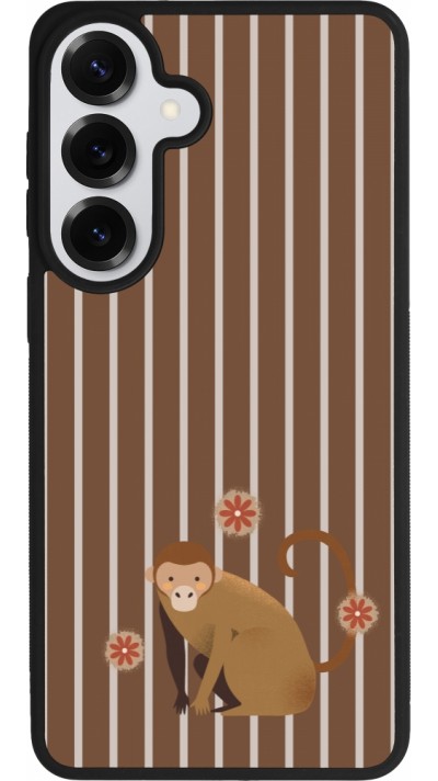 Coque Samsung Galaxy S26+ - Silicone rigide noir Monkey with stripes