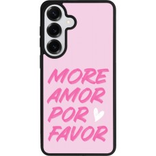 Coque Samsung Galaxy S26+ - Silicone rigide noir More amor porfavor