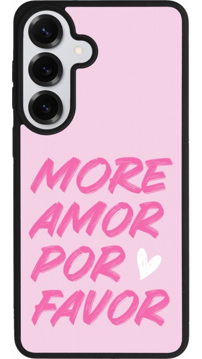 Coque Samsung Galaxy S26+ - Silicone rigide noir More amor porfavor