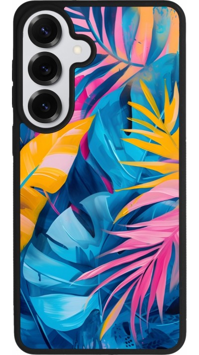 Coque Samsung Galaxy S26+ - Silicone rigide noir Palms Blue