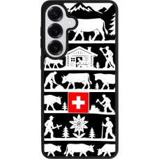 Coque Samsung Galaxy S26+ - Silicone rigide noir Poya Suisse 1 noir