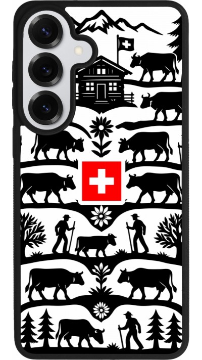 Coque Samsung Galaxy S26+ - Silicone rigide noir Poya Suisse 3