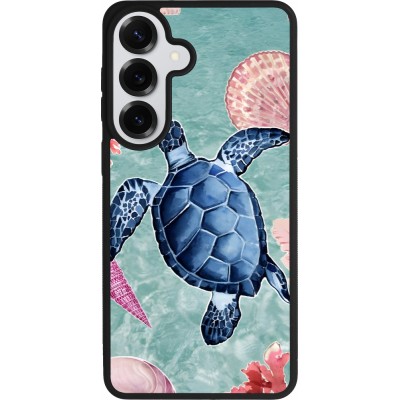 Coque Samsung Galaxy S26+ - Silicone rigide noir Preppy Turtle