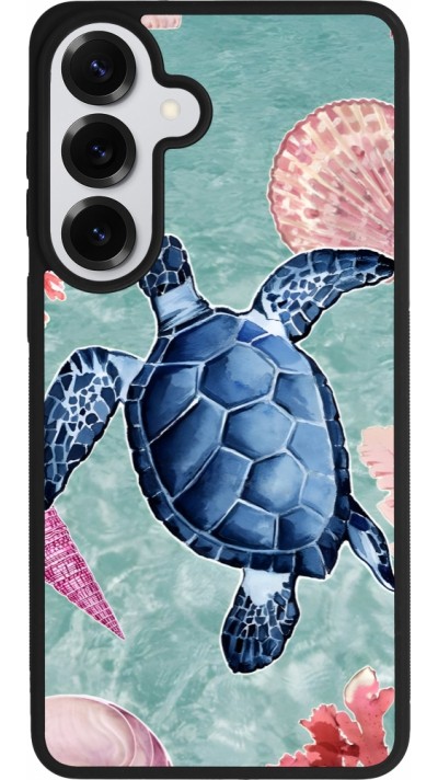 Coque Samsung Galaxy S26+ - Silicone rigide noir Preppy Turtle