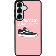 Coque Samsung Galaxy S26+ - Silicone rigide noir princesse en basket
