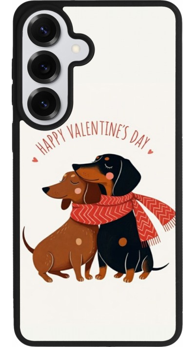 Coque Samsung Galaxy S26+ - Silicone rigide noir Saint Valentines Day 26 Happy Valentine