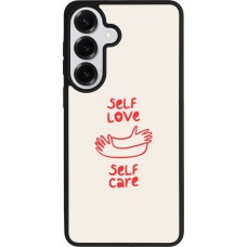 Coque Samsung Galaxy S26+ - Silicone rigide noir Saint Valentines Day 26 Self love self care
