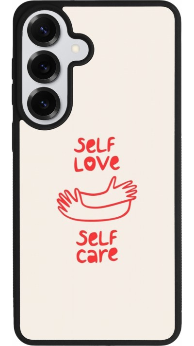 Coque Samsung Galaxy S26+ - Silicone rigide noir Saint Valentines Day 26 Self love self care