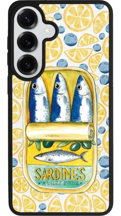 Coque Samsung Galaxy S26+ - Silicone rigide noir Sardines in oil 2026