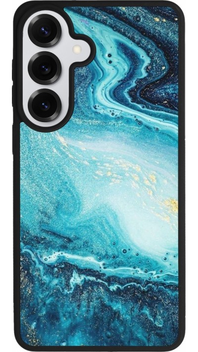 Coque Samsung Galaxy S26+ - Silicone rigide noir Sea Foam Blue