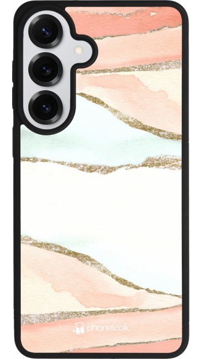 Coque Samsung Galaxy S26+ - Silicone rigide noir Shimmering Orange