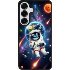 Samsung Galaxy S26+ Case Hülle - Silikon schwarz VR SpaceCat Odyssee